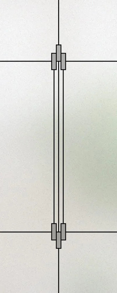 Custom Size Stained Glass Window Film,Frosted Privacy, Static Cling, Door Sticker,Kitchen, Bathroom, Home Decor