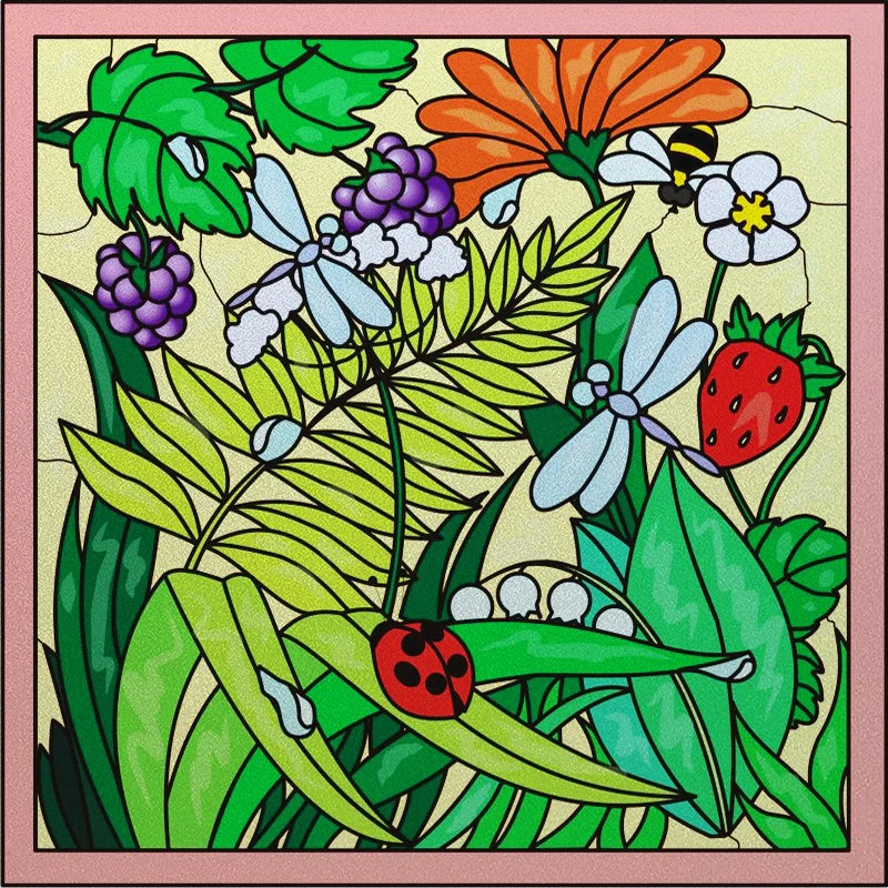 Window Film Frosted Stained Glass Films Static Cling Privacy Films Door Sticker Butterfly Kitchen Office Home Decor Customized