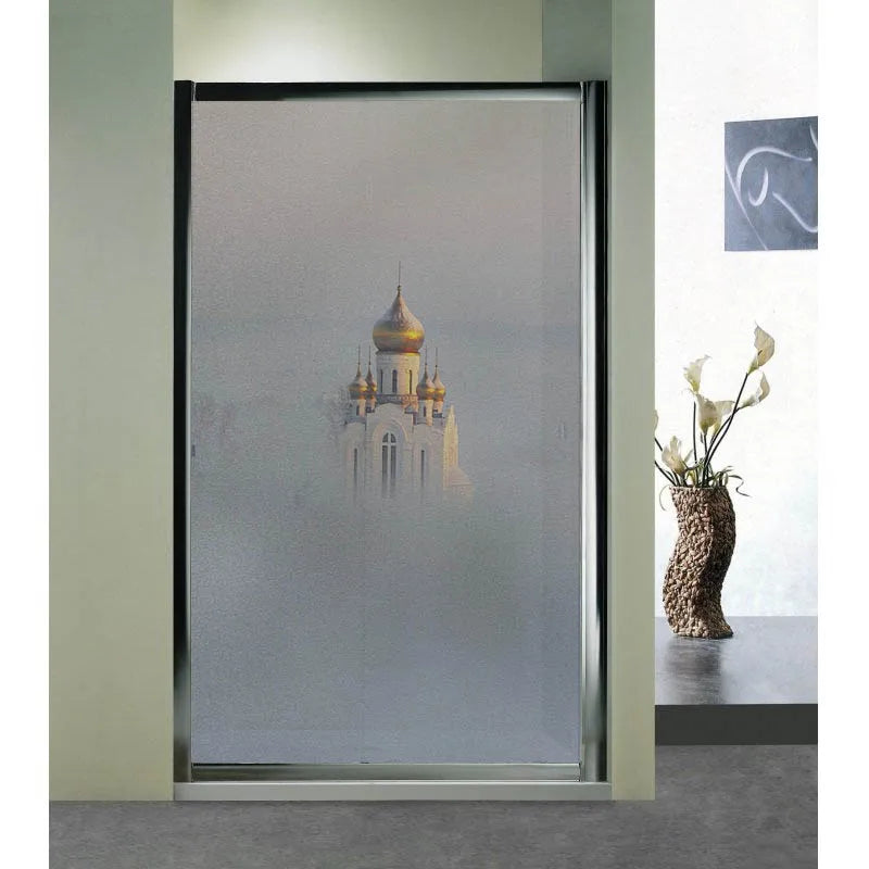 Custom Size Window Glass Films Window Film Static Cling Art Pictures Statue of liberty,Paris Tower Shower Nordic Obscure Posters