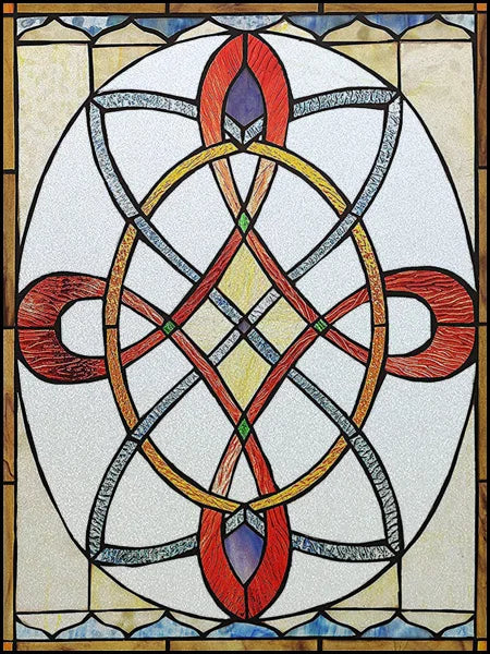 Window Film Frosted Stained Glass Films Customized Victorian-style Static Cling Sticker Kitchen Bathroom Substitute for Curtains