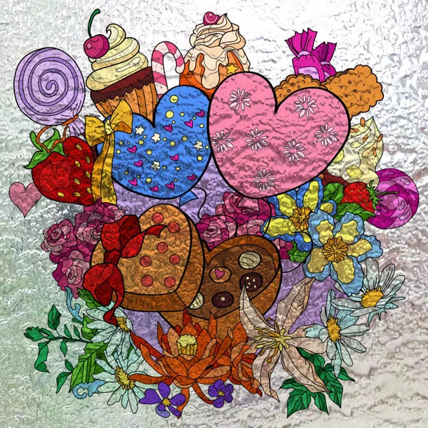 Window Film Frosted Stained Glass Films Customized,3D Frosted Static Cling Sticker,for Kitchen Garden Bedroom Door Home Decor