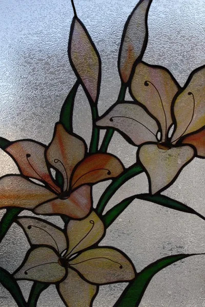 Window Film Frosted Stained Glass Films,European Static Cling Privacy Films,Door Sticker,Kitchen Office Home Decor Customized