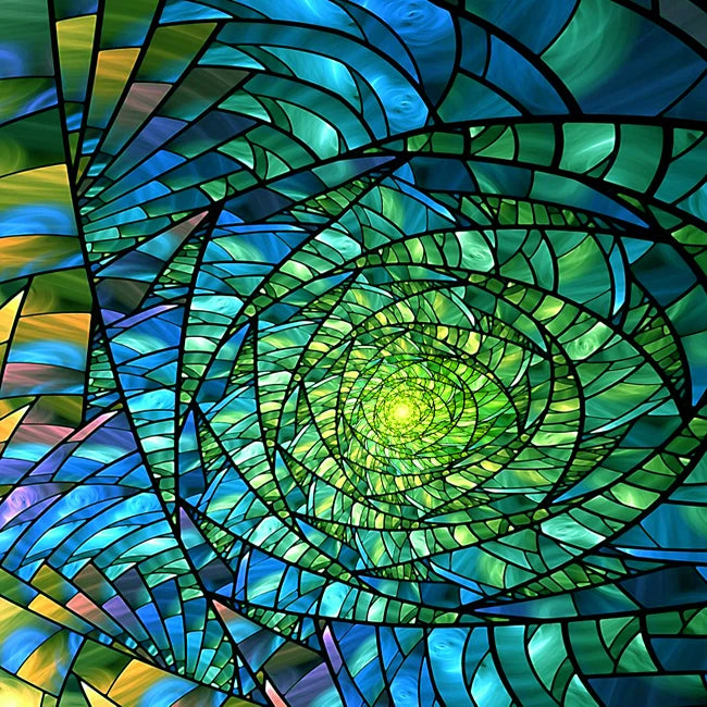 Custom Size Stained Glass Window Film Opaque Frosted Privacy Protection Removable Static Cling Home-Decor Mosaic Window Covering