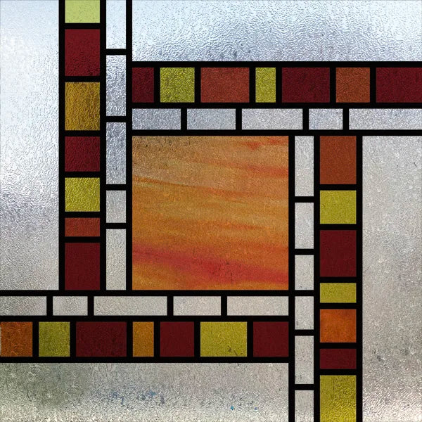 Window Film Frosted Stained Glass Films,Customized Art Design Mosaic Static Cling Sticker,Home Decor Foil Window Treatment