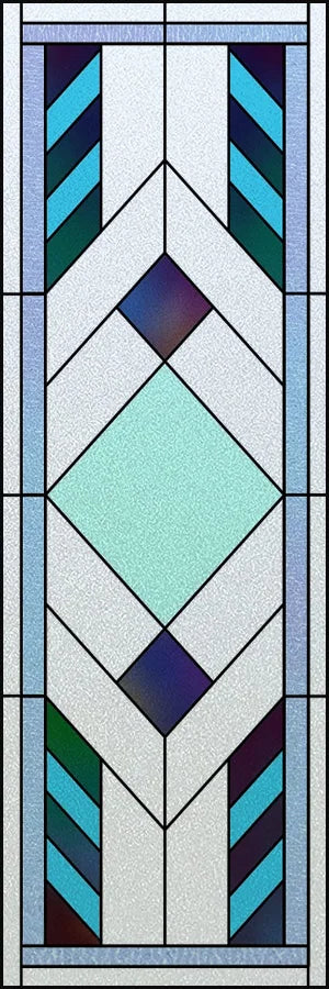 Frosted Stained Glass Window Film, Customized  Static Cling,,Privacy, European Style ,For Office, Bathroom Home Decor
