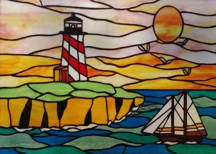 Glass Films Window Sticker Static Cling Frosted Home Decor Private Tint-Film For Door Window Cabinet Wardrobe Landscape Sea