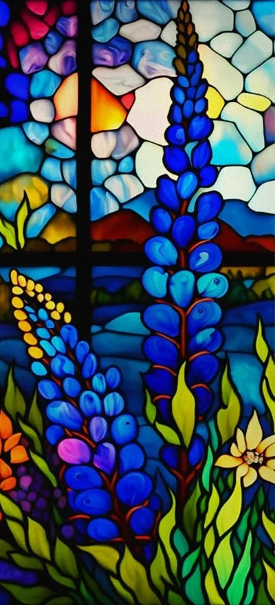 Frosted Stained Glass Window Film, Customized Art Decor Design, Flower Tree, Cat,Static Cling Sticker,Home Decor, Treatment