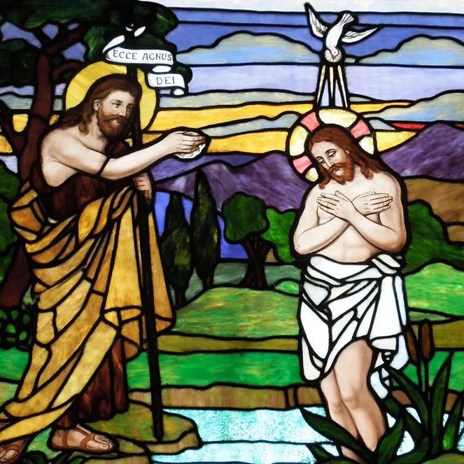 Custom Frosted Stained Glass Window Film,Static Cling Reusable,Jesus Christ Angels Virgin Mary Picture Decor Window Treatment