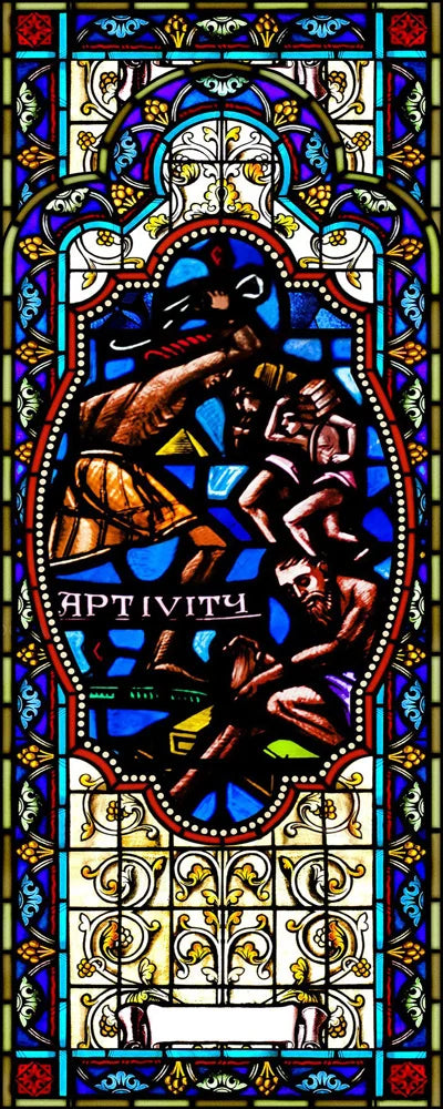 Religious Stained Glass Films,Frosted Window Sticker,Christ Gothic Styles Painting, Church Prayer Room, House of Worship Home