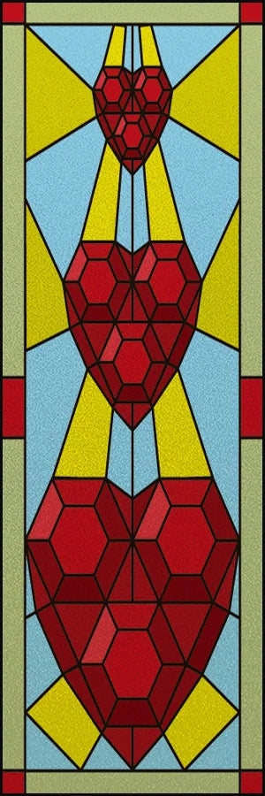 Frosted Stained Glass Window Film, Customized  Static Cling,,Privacy, European Style ,For Office, Bathroom Home Decor