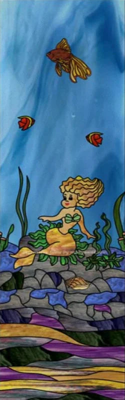 Custom Size Window Film, Stained Glass Films, Frosted Privacy, Retro Church Style, Colorful Door Sticker, Shower, Bathroom