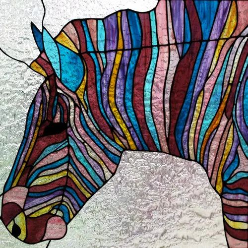 Custom Size 3D Matte Window Film, Stained Glass Decor, Window Sticker, Privacy Frosted Static Cling,Hom Decal, Animal Cat, Bird