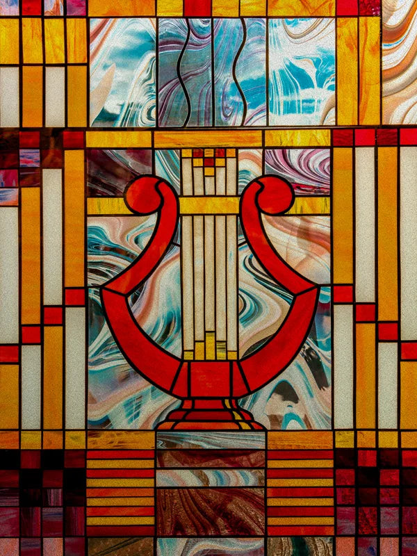 Custom Frosted Stained Glass Window Film,PVC Static Cling Films,Cross Church Decor Foil Stickers