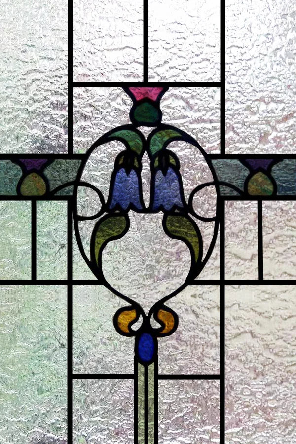 Custom Size 3D Matte Window Film, Stained Glass, Decorative UV Window Sticker, Privacy Frosted Static Cling, Decor for Glass