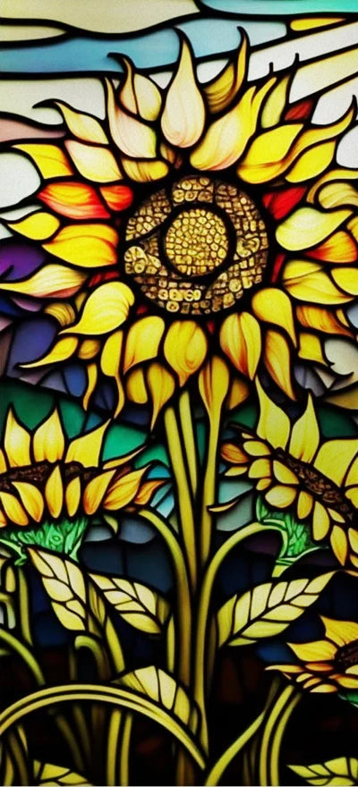 Frosted Stained Glass Window Film, Customized Art Decor Design, Flower Tree, Cat,Static Cling Sticker,Home Decor, Treatment