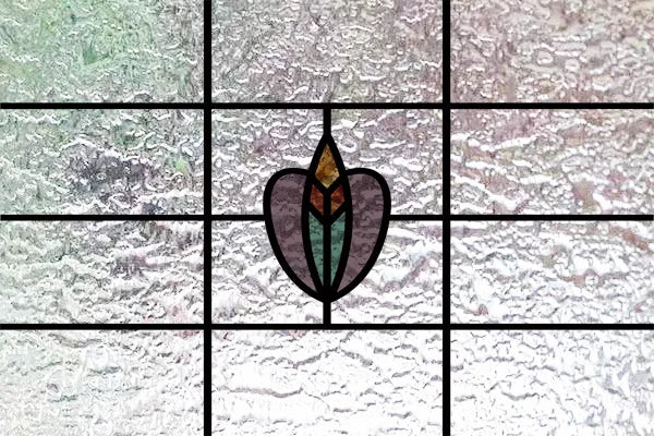 Custom Size 3D Matte Window Film, Stained Glass, Decorative UV Window Sticker, Privacy Frosted Static Cling, Home Decal