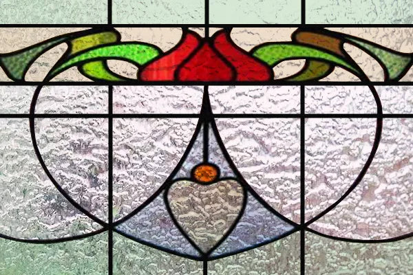 Custom Size 3D Matte Window Film, Stained Glass, Decorative UV Window Sticker, Privacy Frosted Static Cling, Home Decal