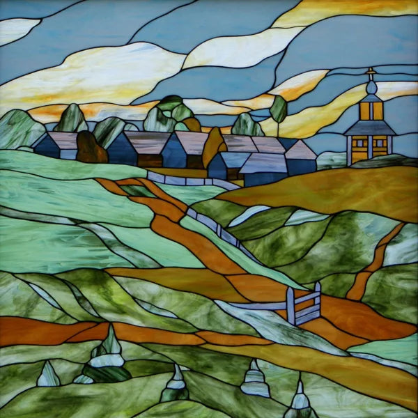 Window Film Stained Glass Films Static Cling Stickers for Bathroom Kitchen Office Home Decor,Tree,Animal,Custom fit to any Size