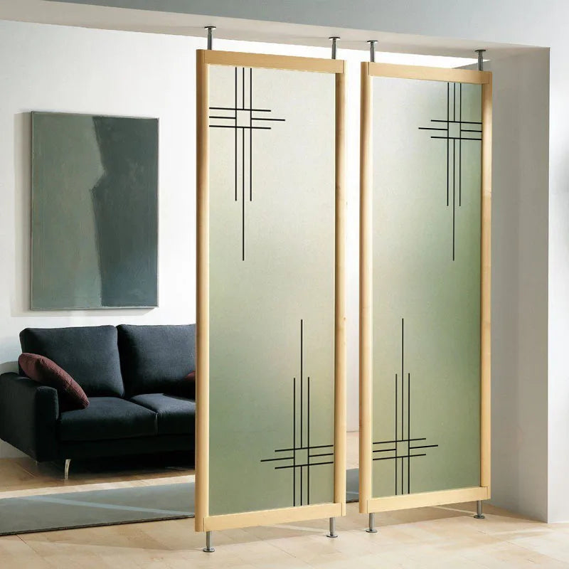 Custom Size Stained Glass Window Film,Frosted Privacy, Static Cling, Door Sticker,Kitchen, Bathroom, Home Decor