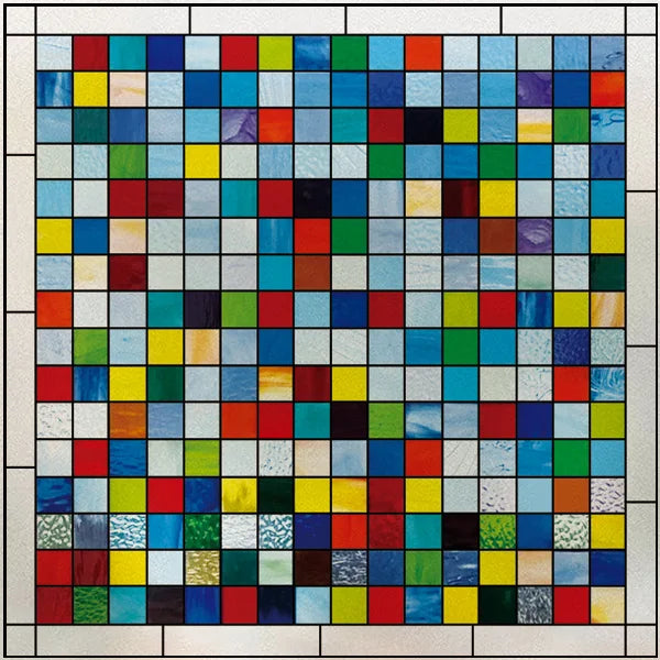 Window Film Frosted Stained Glass Films,Customized Art Design Mosaic Static Cling Sticker,Home Decor Foil Window Treatment