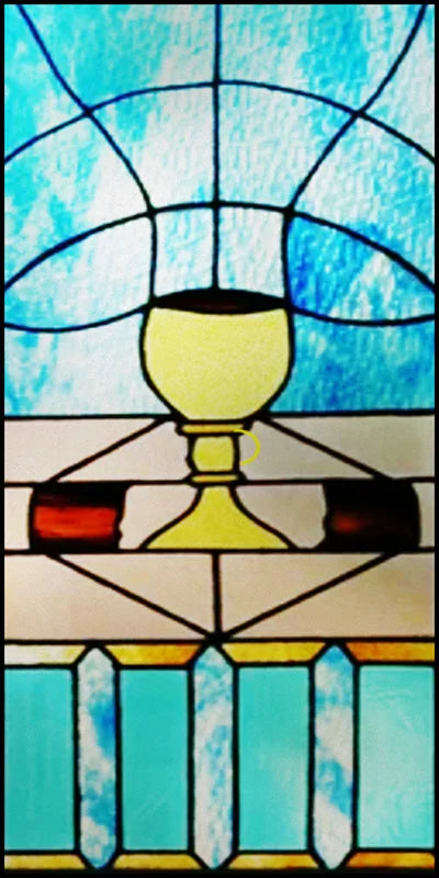 Custom Size Stained Glass Window Film,Frosted Privacy, Static Cling,Retro Prairie Style Stickers,Kitchen Bathroom Door, Home