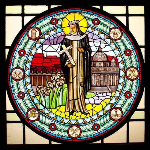 Custom Frosted Stained Glass Window Film,Static Cling Reusable,Jesus Christ Angels Virgin Mary Picture Decor Window Treatment