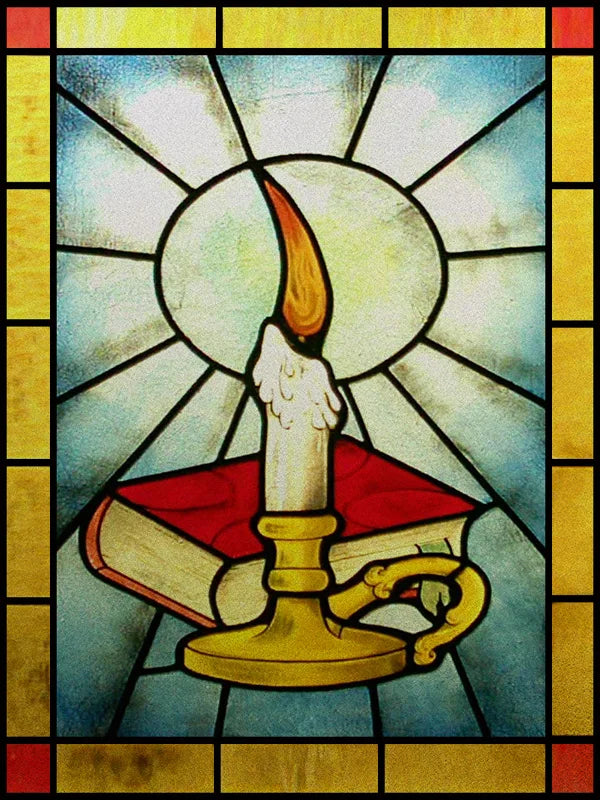 Custom Frosted Stained Glass Window Film,PVC Static Cling Films,Cross Church Decor Foil Stickers