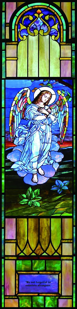 Stained Glass Window Film, Simulated Frosted, Static Cling, Privacy, Door Sticker, Church Jesus Painting, Custom Size