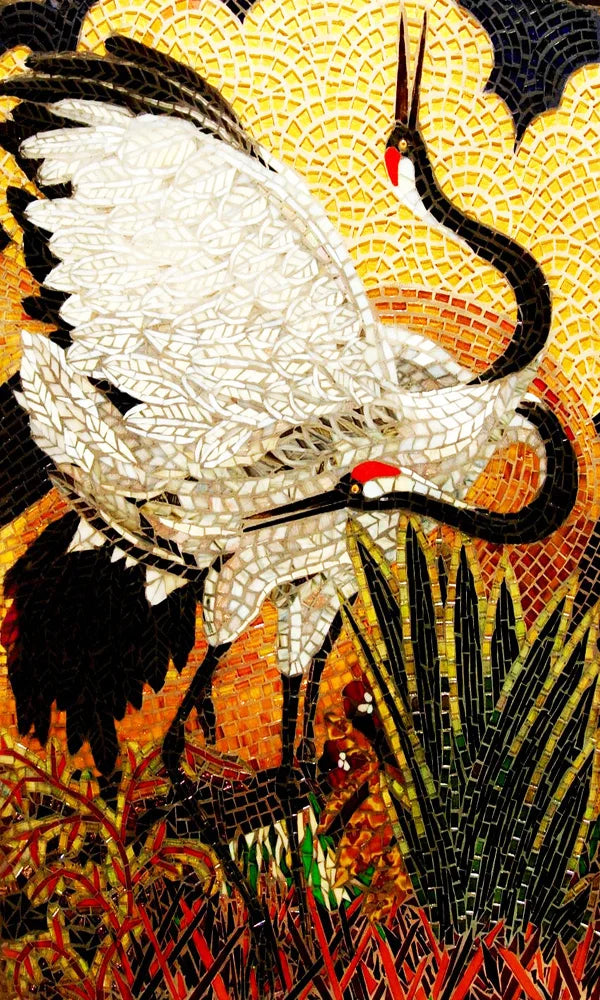 Customized Size No Glue Static Cling Frosted Stained Glass Window Films for Bathroom Door Home Decor Print Mosaic Night Moon