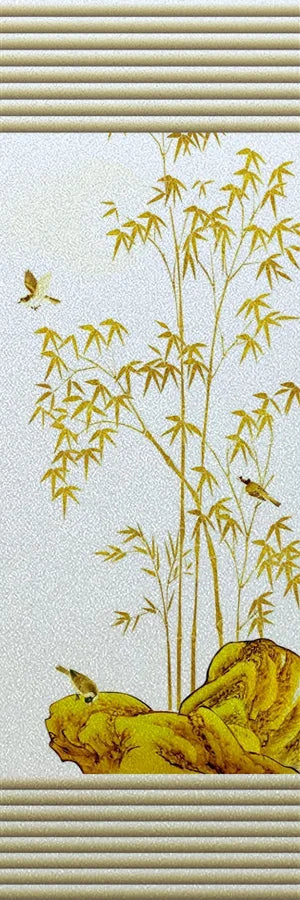 Frosted Stained Glass Window Film, Customized  Static Cling,,Privacy, European Style ,For Office, Bathroom Home Decor