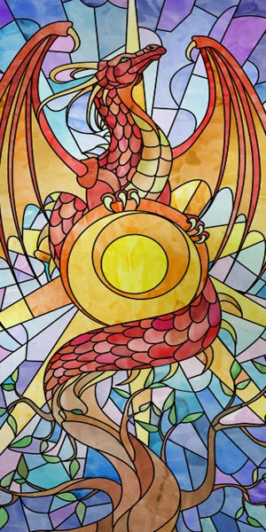 Custom Size Window Film, Stained Glass Stickers, Static Cling, Frosted Privacy Print, Sun,Sailboat,for Window Door, Home Decor