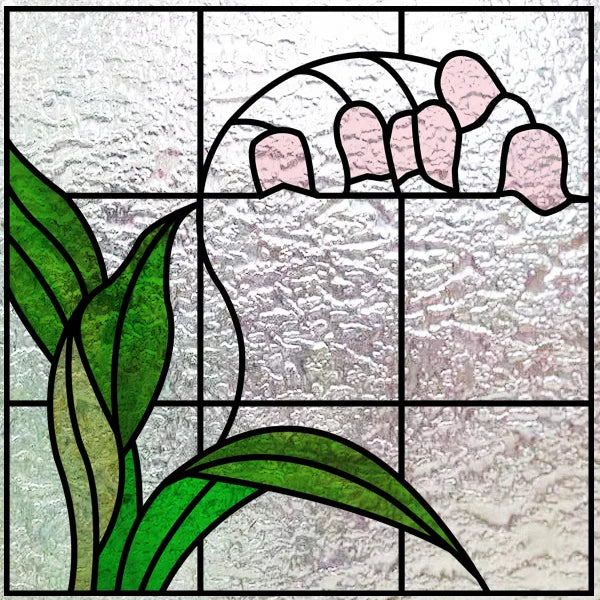 Custom size 3D Matte Window Film Stained Glass Decorative Uv Window Sticker Privacy Frosted Static Cling for Glass Garden Flower