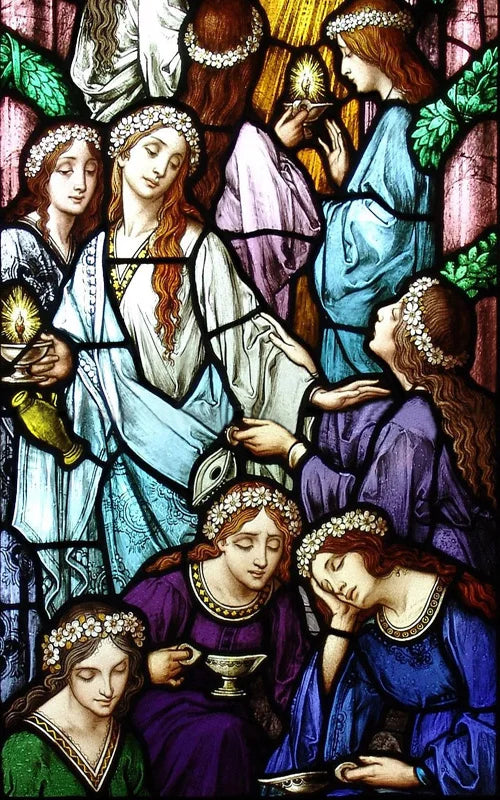 Custom Frosted Stained Glass Window Film, Static Cling ,Church Jesus Christ Blessed Mary Stickers, Window Treatment, Home Decor