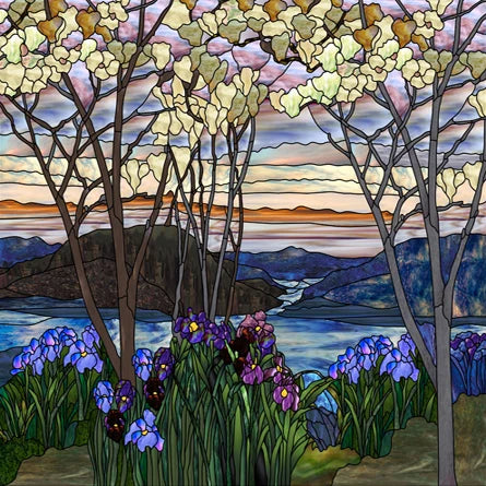 Window Film Frosted Stained Glass Films Customized Tiffany-Style Static Cling Sticker,Bathroom Door Kitchen Office Home Decor