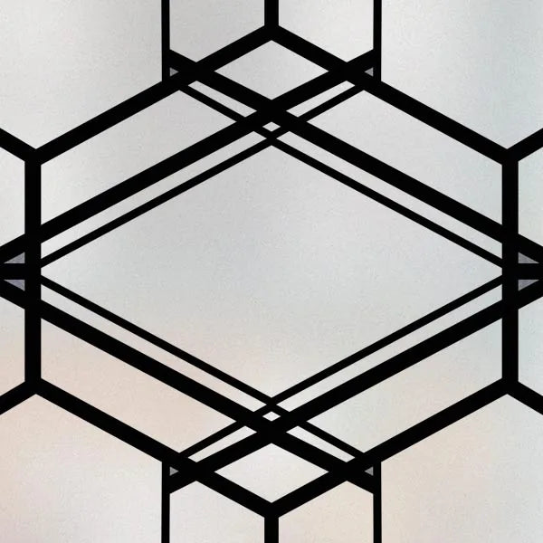 Custom size Window Film Stained Glass Films Square Window Sticker Retro Privacy Frosted Static Cling Home Decor  for Glass Door