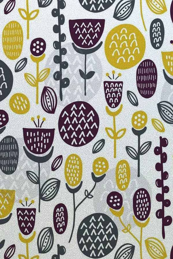 Window Film Frosted Stained Glass Films Customized Privacy Static Cling  For Bathroom Door Sticker Lemon Fruit Tree Flower