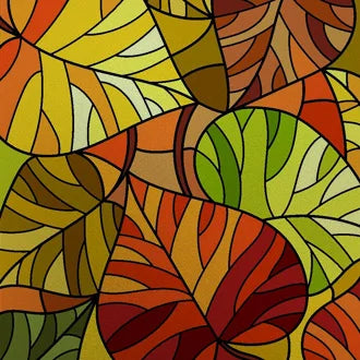 Stained Glass Window Film Frosted Glass Sticker Forest Customized Floral Leaves For Bathroom Kitchen Office Door Home Decor