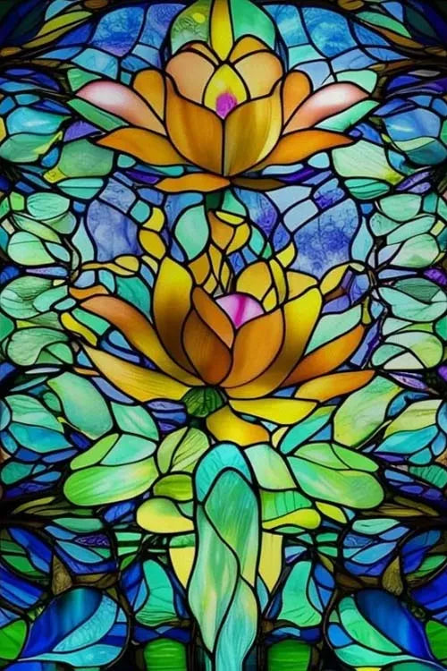Stained Glass Film Window Sticker Static Cling  Remove Flower Rose Home Decoration for Windows,Custom designs welcom