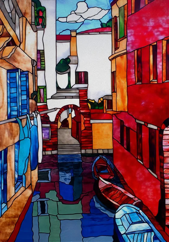 Stained Glass Wndow Film Frosted Glass Sticker Forest Custom Size Castle Cartoon For Kids Room Door Poster Home Decor