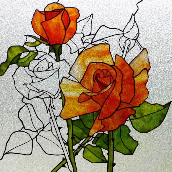 Window Film Stained Glass Films,Customized Art Deco Design,Birds Static Cling Sticker,Home Decor Foil,Window Treatment