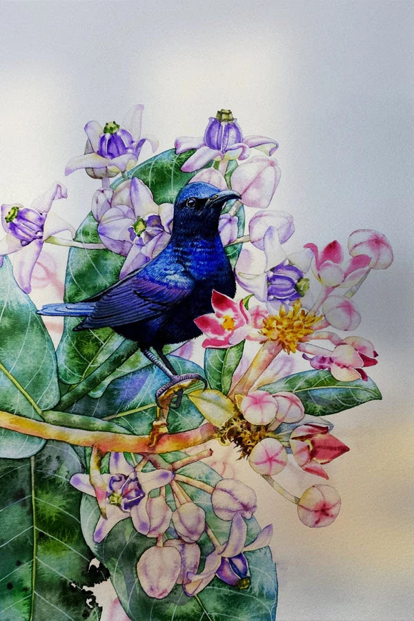 Frosted Stained Glass Window Film, Customized Decor Design, Flower Static Cling Sticker,Home Decor Foil, Treatment