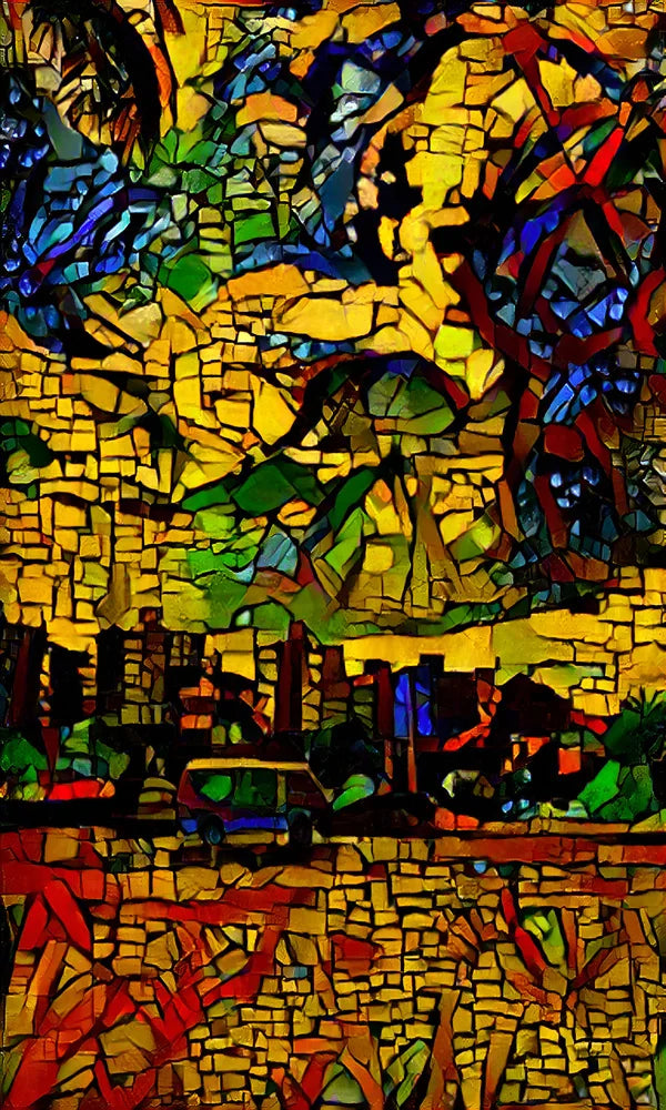 Customized Size No Glue Static Cling Frosted Stained Glass Window Films for Bathroom Door Home Decor Print Mosaic Night Moon