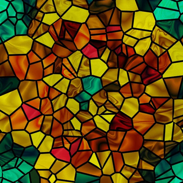 Stained Glass Window Film, Frosted Privacy Static Cling, Retro Stickers for Bathroom, Cabinet, Door, Home Decor, Skylight Covers